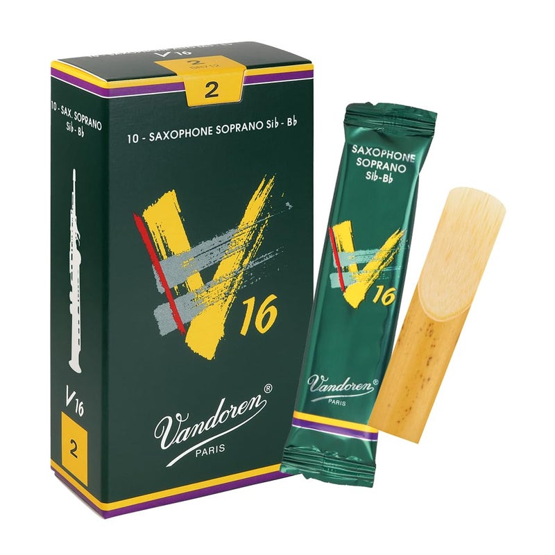 Vandoren SR712 Soprano Sax V16 Reeds Strength 2; Box of 10 - Image 1
